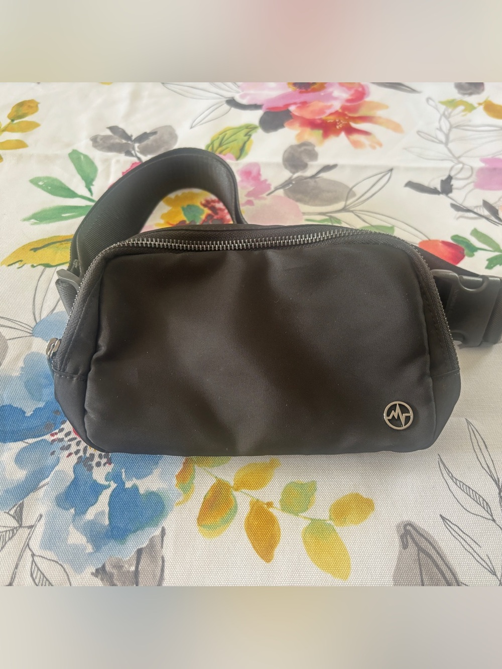 Pander - Black Activewear Crossbody Belt Bag/Fanny Pack